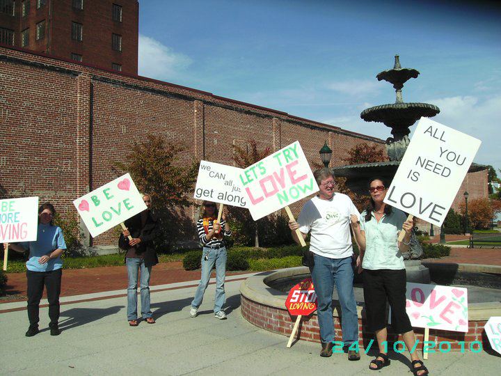 Getting the word out that Love Rocks!